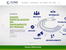 Tablet Screenshot of claveconsultoria.com.br